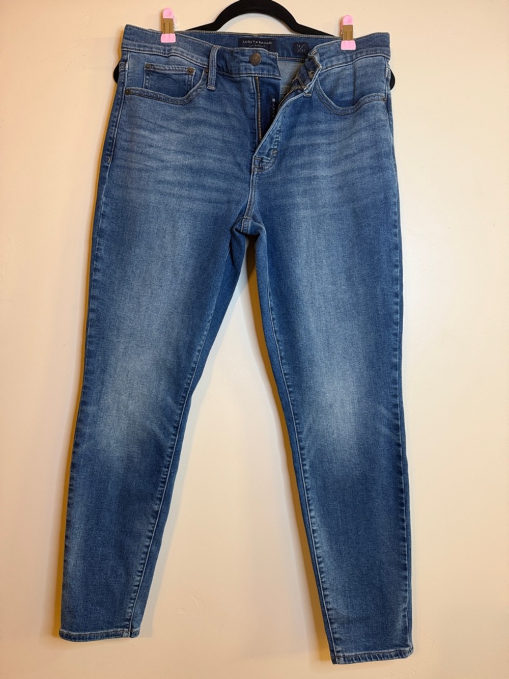 Lucky Brand Women's Medium Blue Skinny Jeans